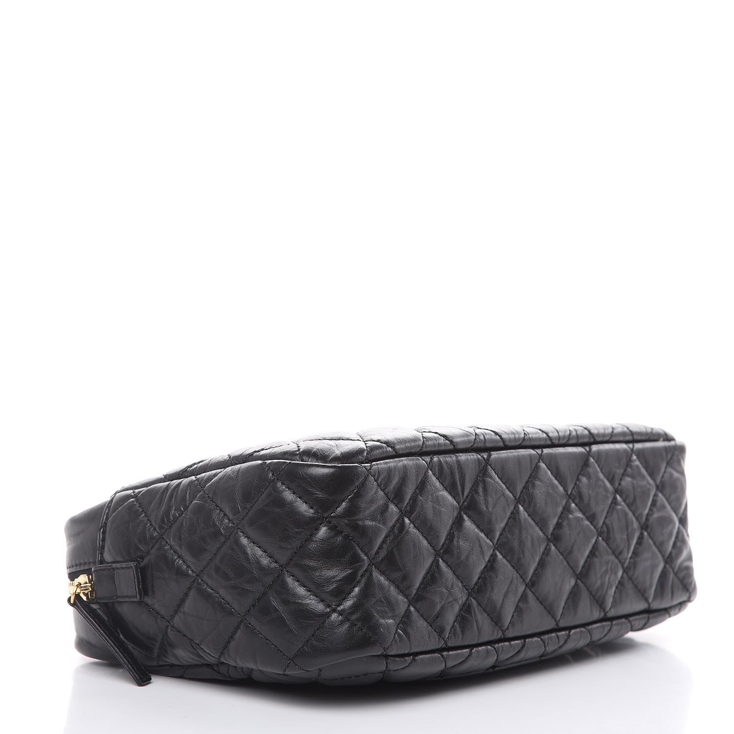 Chanel Aged Calfskin Quilted Medium Reissue Camera Case Black 4 of 10
