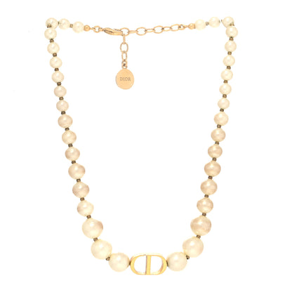 Christian Dior Pearl 30 Montaigne Choker Necklace Gold 3 of 5