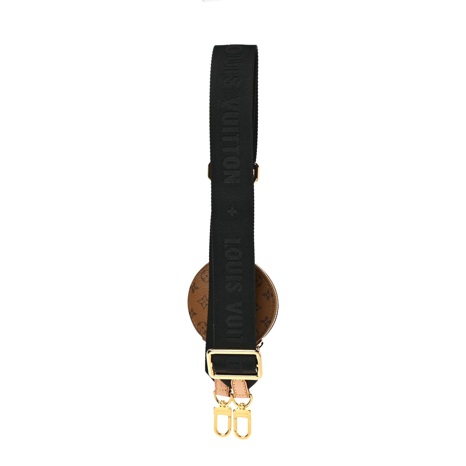 Louis Vuitton Reverse Monogram Multi Pochette Accessories Bandouliere Shoulder Strap Black 2 of 5