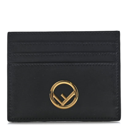 Fendi Vitello Liberty Lucido F is Fendi Card Holder Black 1 of 7