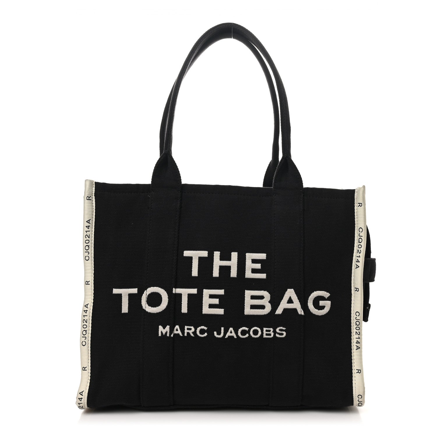 Marc Jacobs Jacquard Large The Traveler Tote Bag Black 1 of 9