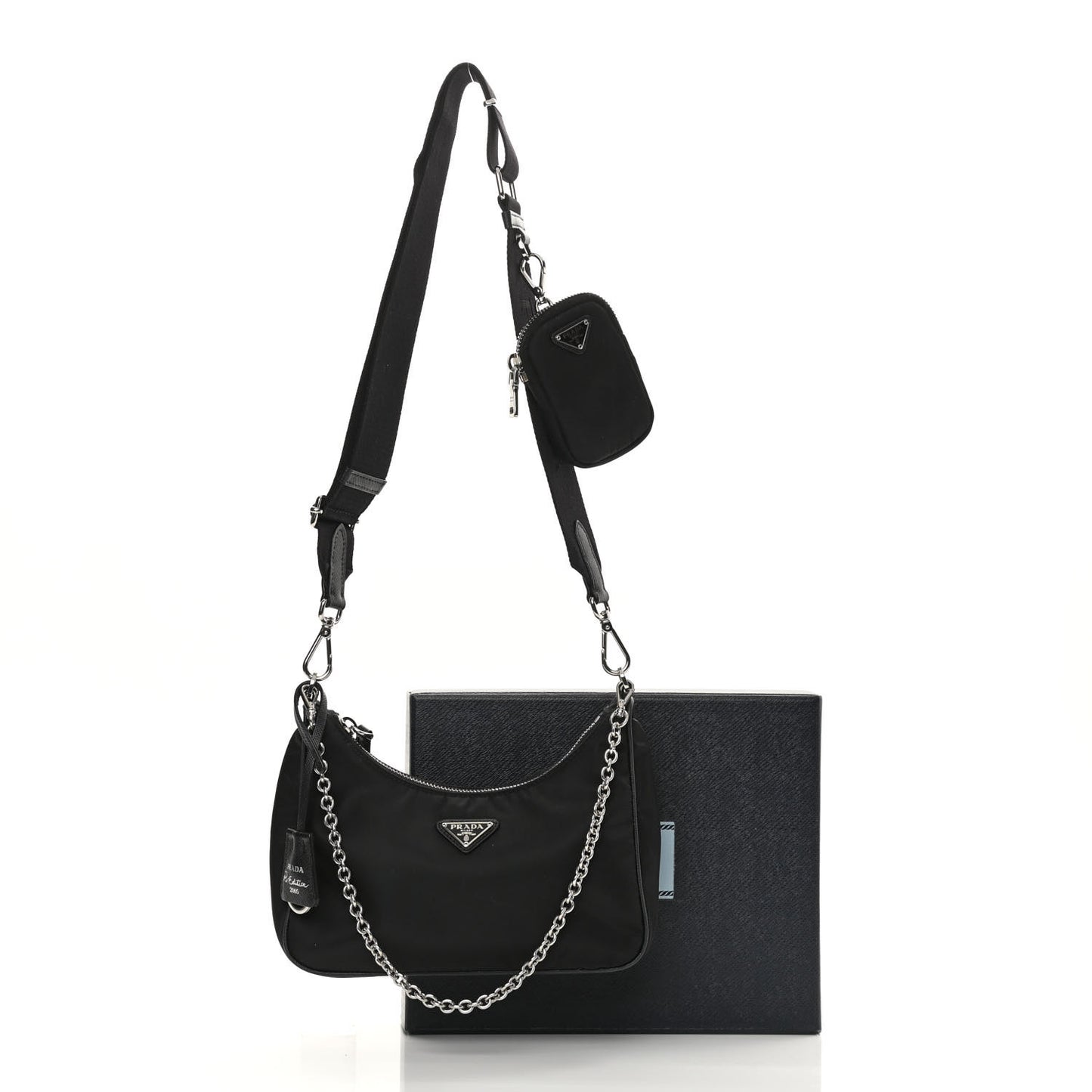 Nylon Re-Edition 2005 Shoulder Bag Black