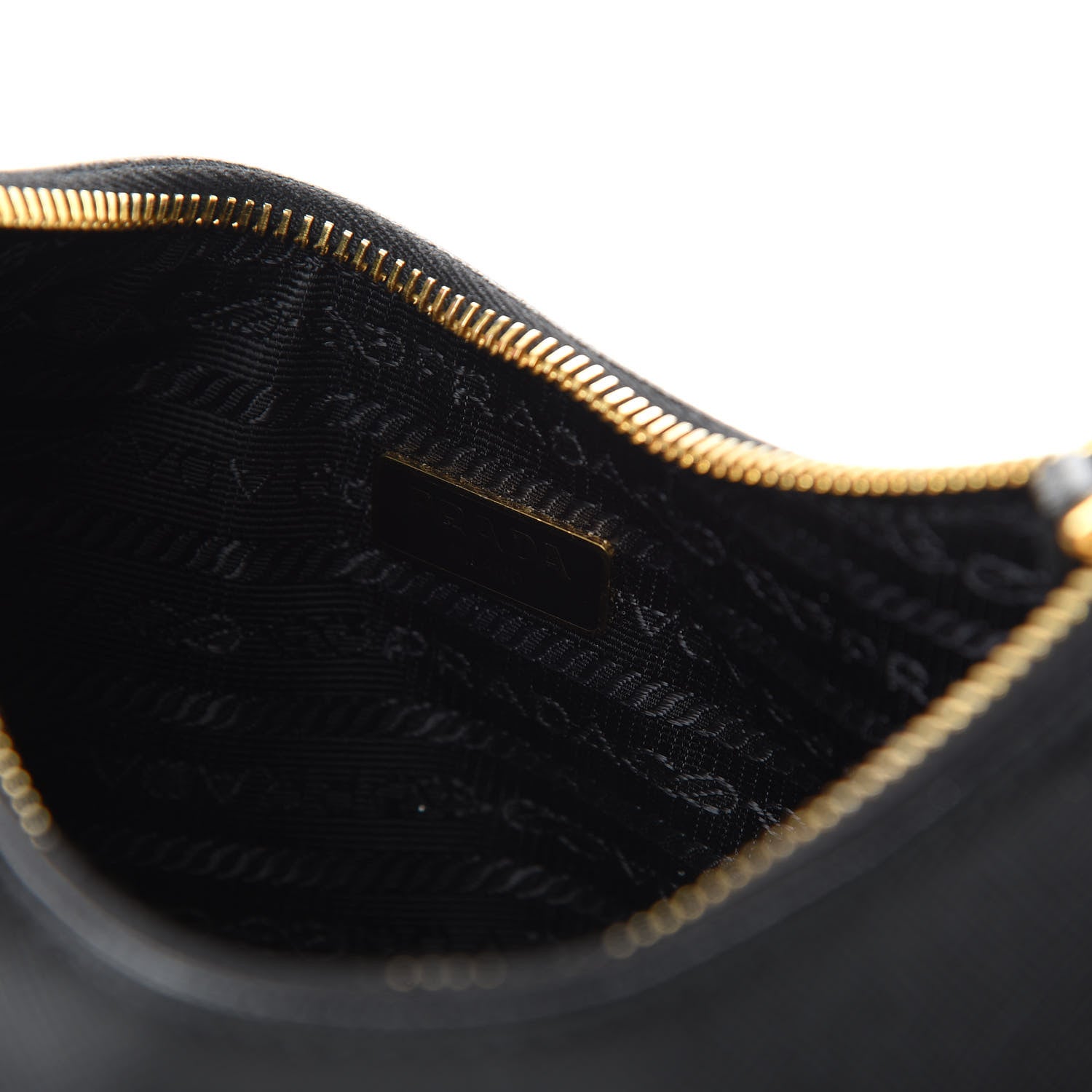 Prada Saffiano Lux Re-Edition 2005 Shoulder Bag Black 8 of 10