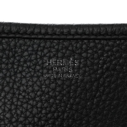 Hermes Taurillon Clemence Evelyne III PM Black 6 of 10