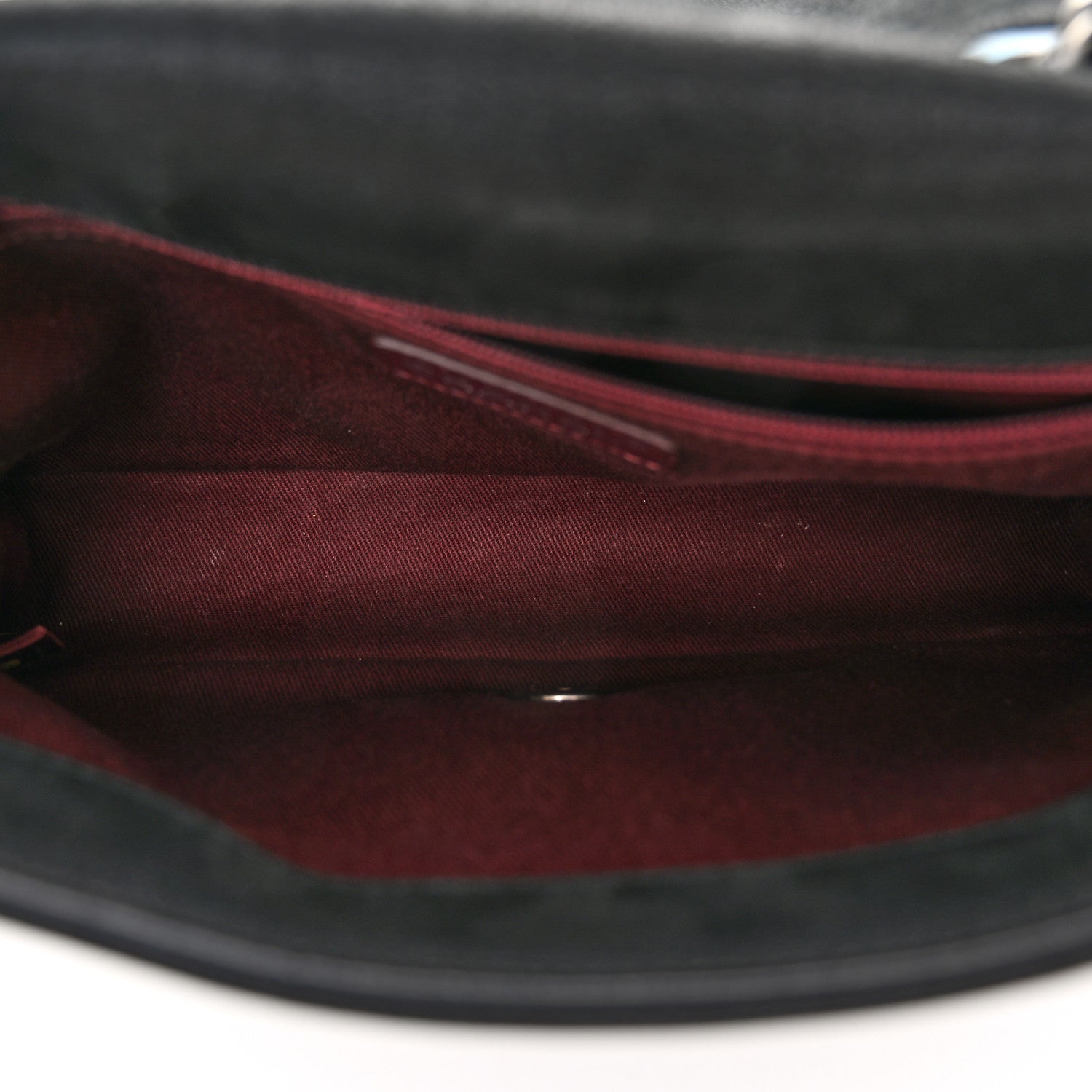 Chanel Calfskin Diamond Embossed New Chic Flap Black 5 of 11
