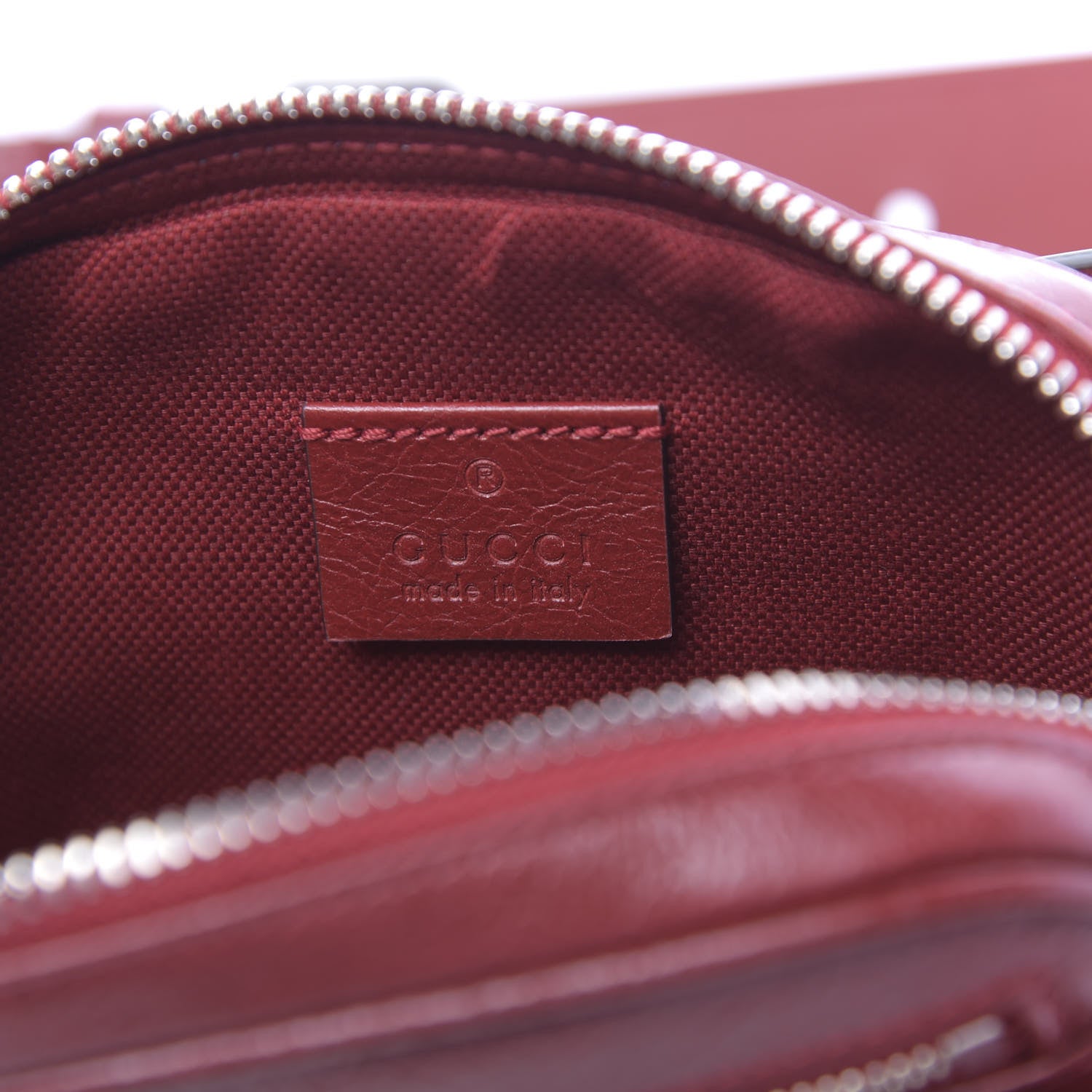 Gucci Fluffy Calfskin Mini Morpheus Belt Bag 90 36 Red 6 of 11