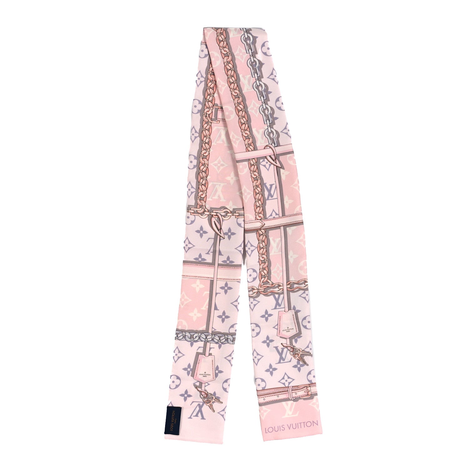 Louis Vuitton Silk Monogram Confidential Bandeau Light Pink 2 of 4
