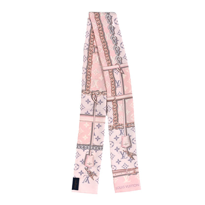 Louis Vuitton Silk Monogram Confidential Bandeau Light Pink 2 of 4