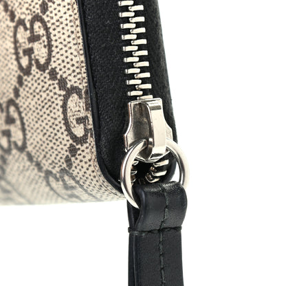 Gucci GG Supreme Monogram Tiger Print Zip Around Card Case Black 6 of 6