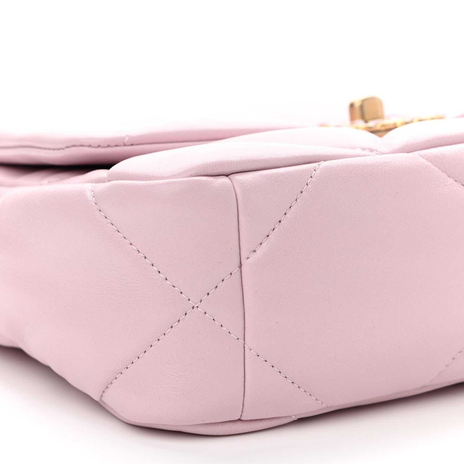 Chanel Lambskin Quilted Medium Chanel 19 Flap Light Pink 9 of 10
