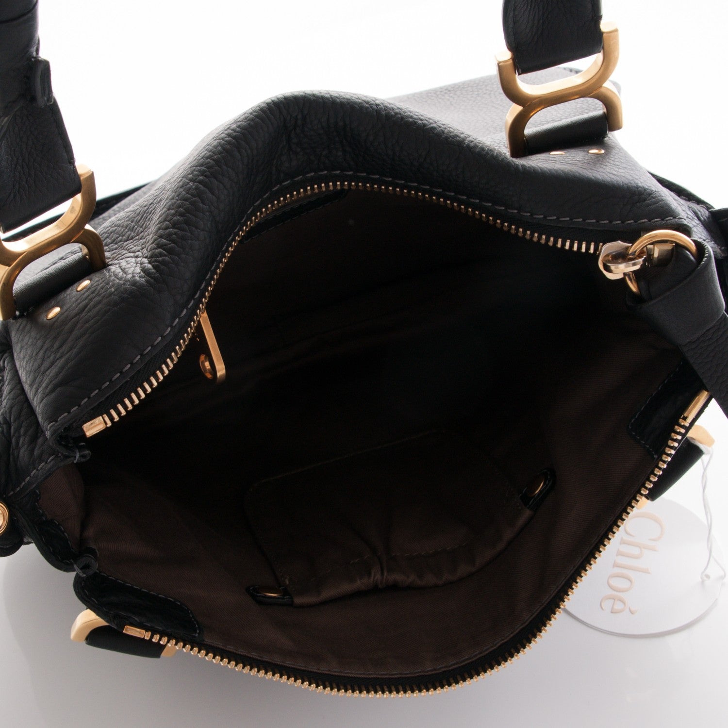 Chloe Calfskin Medium Marcie Satchel Black 6 of 8