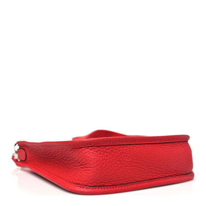 Hermes Taurillon Clemence Evelyne TPM Rouge Piment 4 of 12