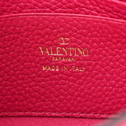 Valentino Garavani Grainy Calfskin Rockstud Crossbody Pouch Blossom 6 of 10