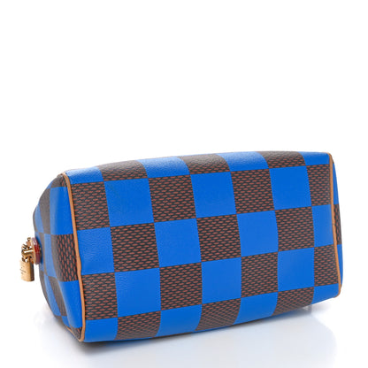 Louis Vuitton Damier Pop Speedy Bandouliere 25 Blue 4 of 9
