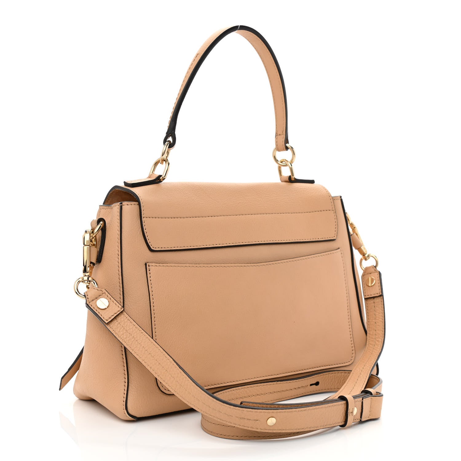 Chloe Calfskin Small Faye Day Shoulder Bag Blush Nude 3 of 14