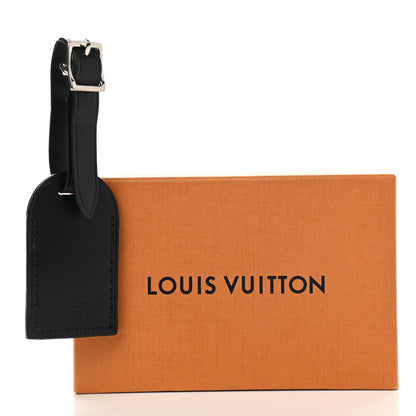 Louis Vuitton Calfskin Luggage Tag Black 4 of 4