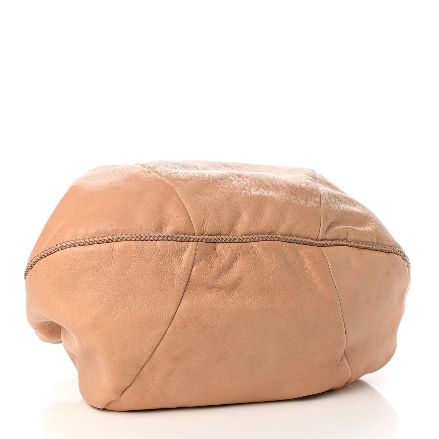 Pebbled Calfskin Medium Marrakech Shoulder Bag Beige