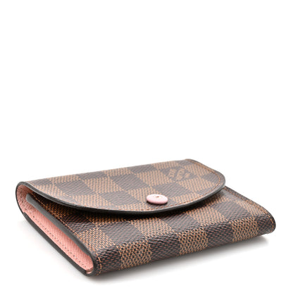 Louis Vuitton Damier Ebene Rosalie Coin Purse Rose Ballerine 4 of 8