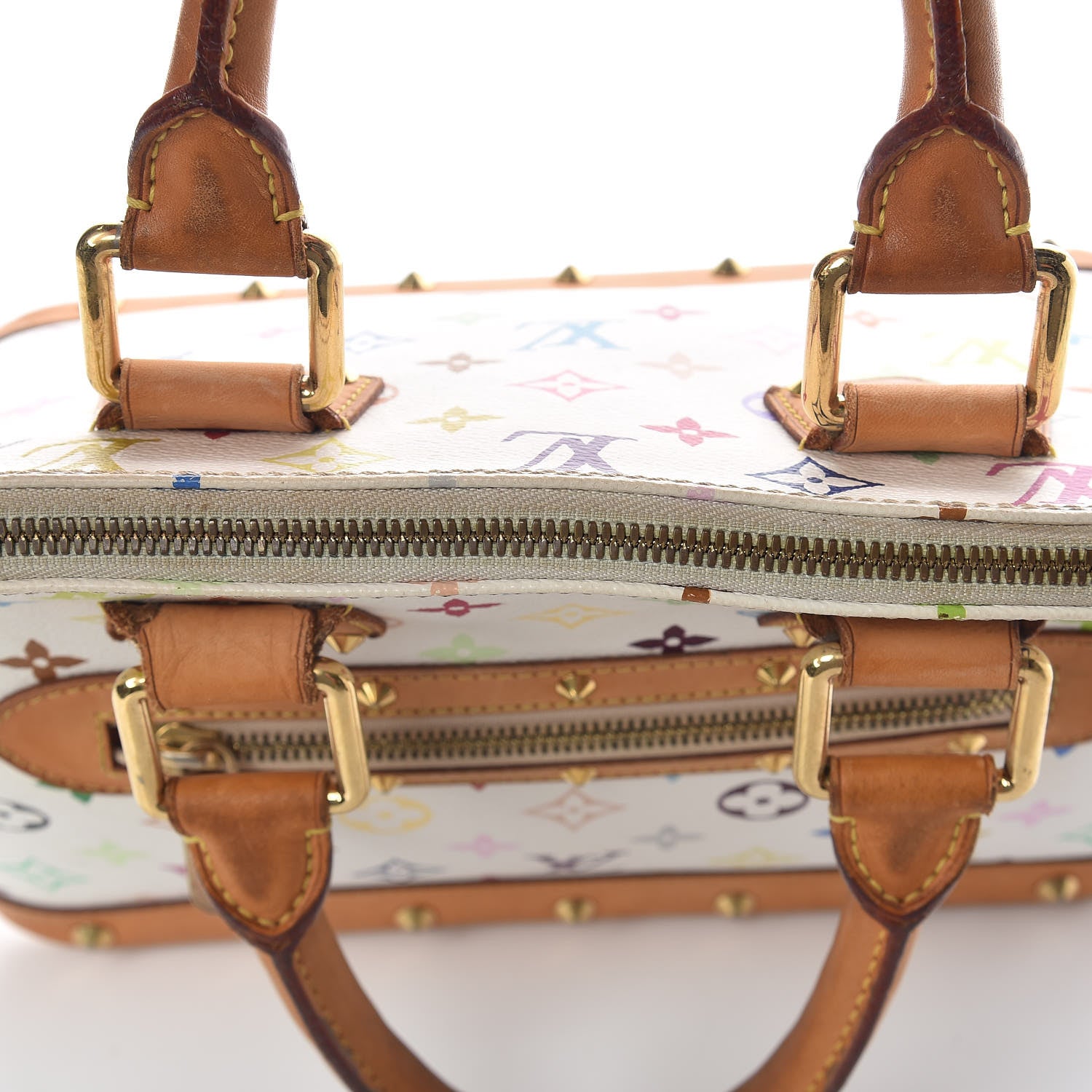 Louis Vuitton Monogram Multicolor Alma White 11 of 12