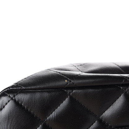 Chanel Lambskin Quilted Maxi Double Flap Black 8 of 16