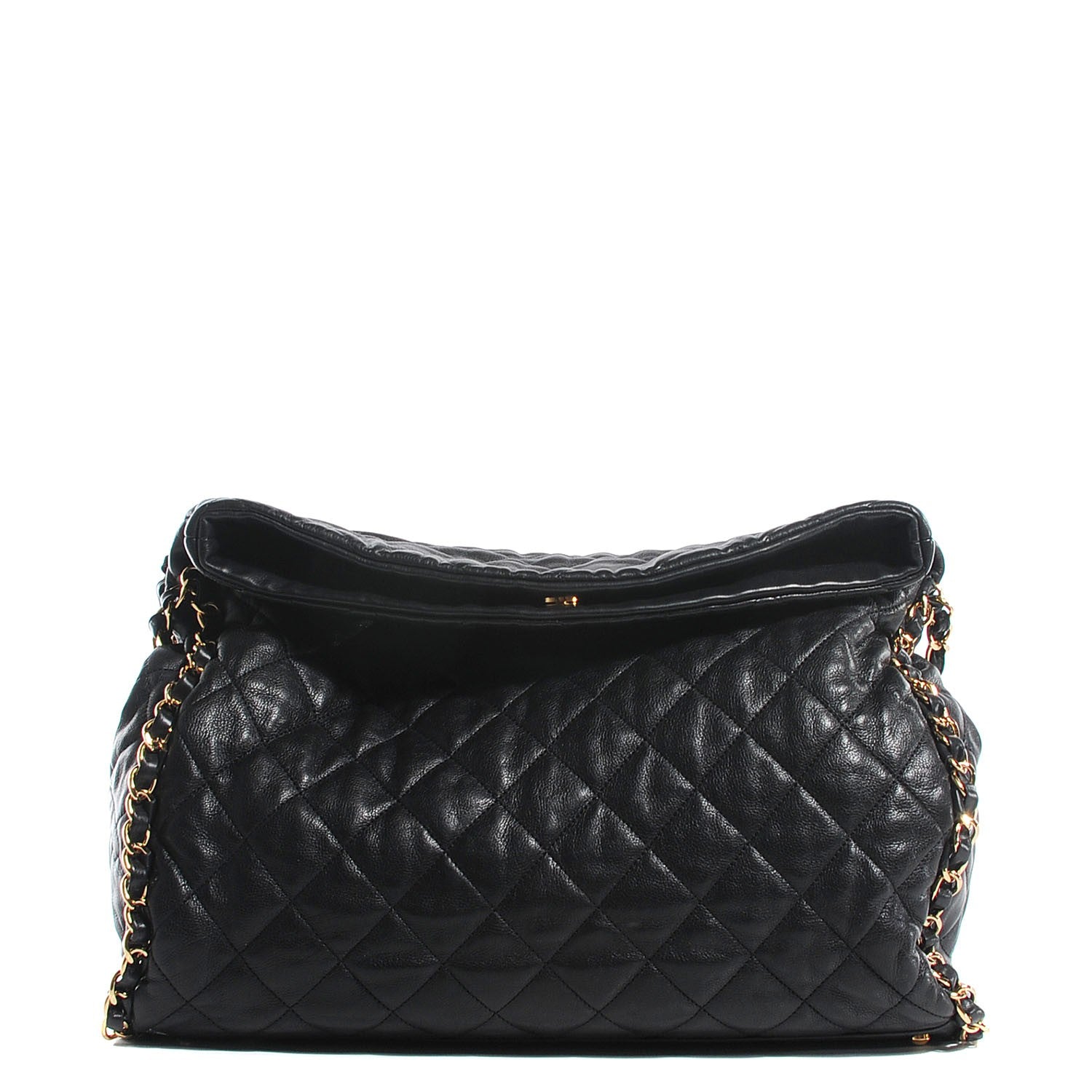 Chanel Calfskin Quilted Large Chain Me Hobo Black 1 of 7