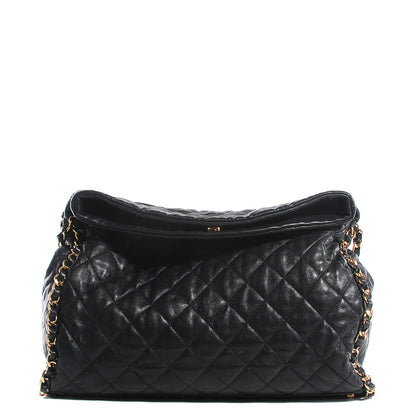 Chanel Calfskin Quilted Large Chain Me Hobo Black 1 of 7