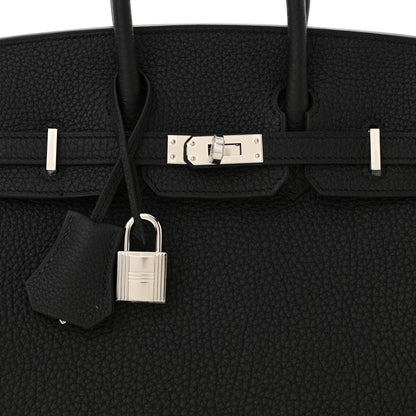 Hermes Togo Birkin 25 Black 8 of 12