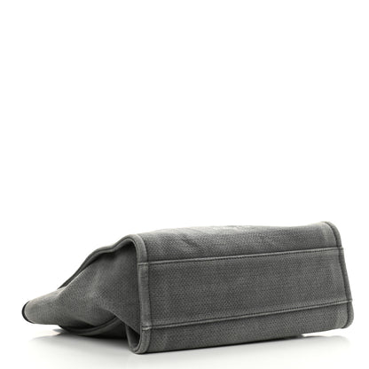 Chanel Canvas Small Deauville Tote Grey 4 of 11