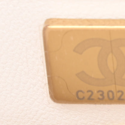 Chanel Caviar Quilted Mini Coco Handle Flap White 7 of 15
