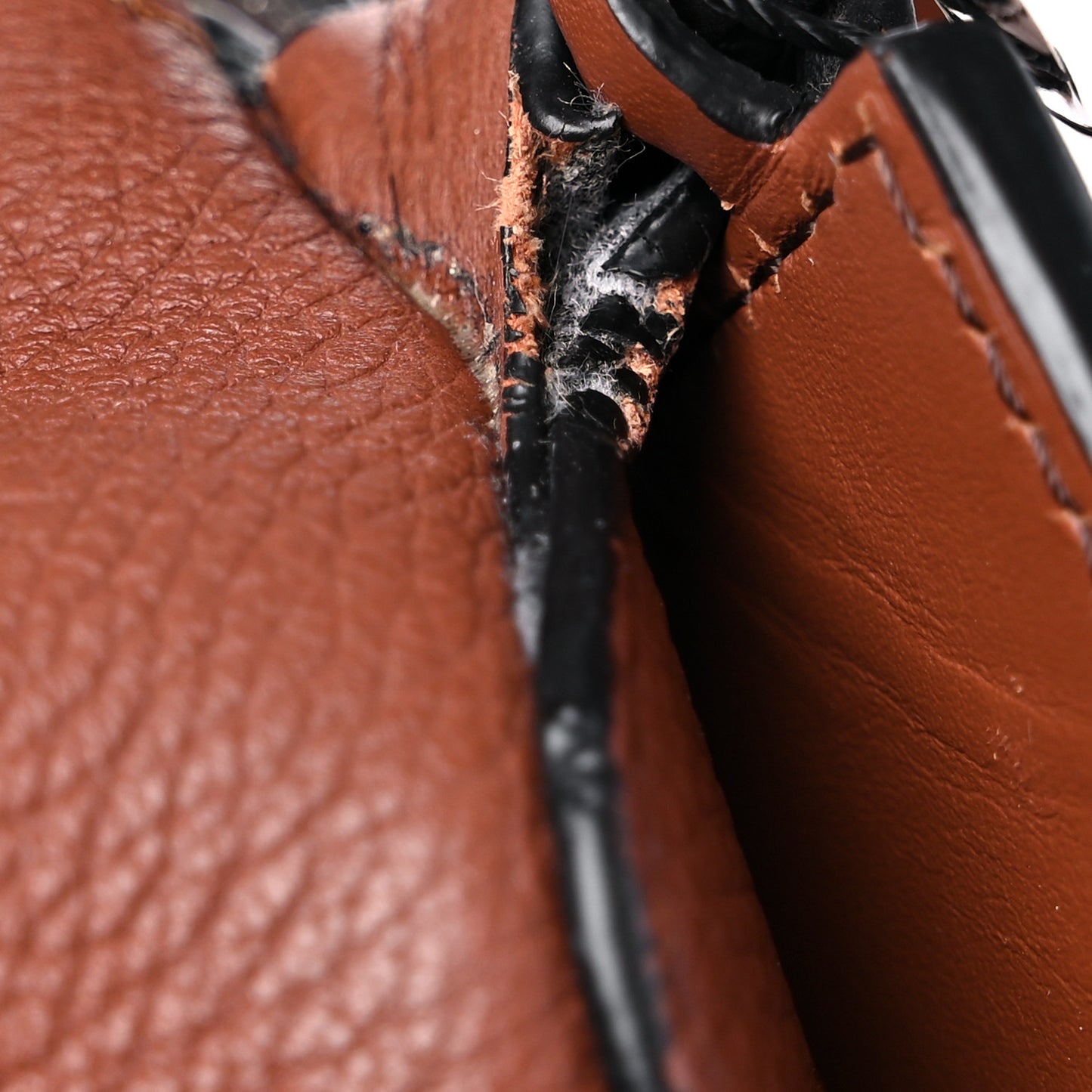 Calfskin Large Puzzle Bag Brown