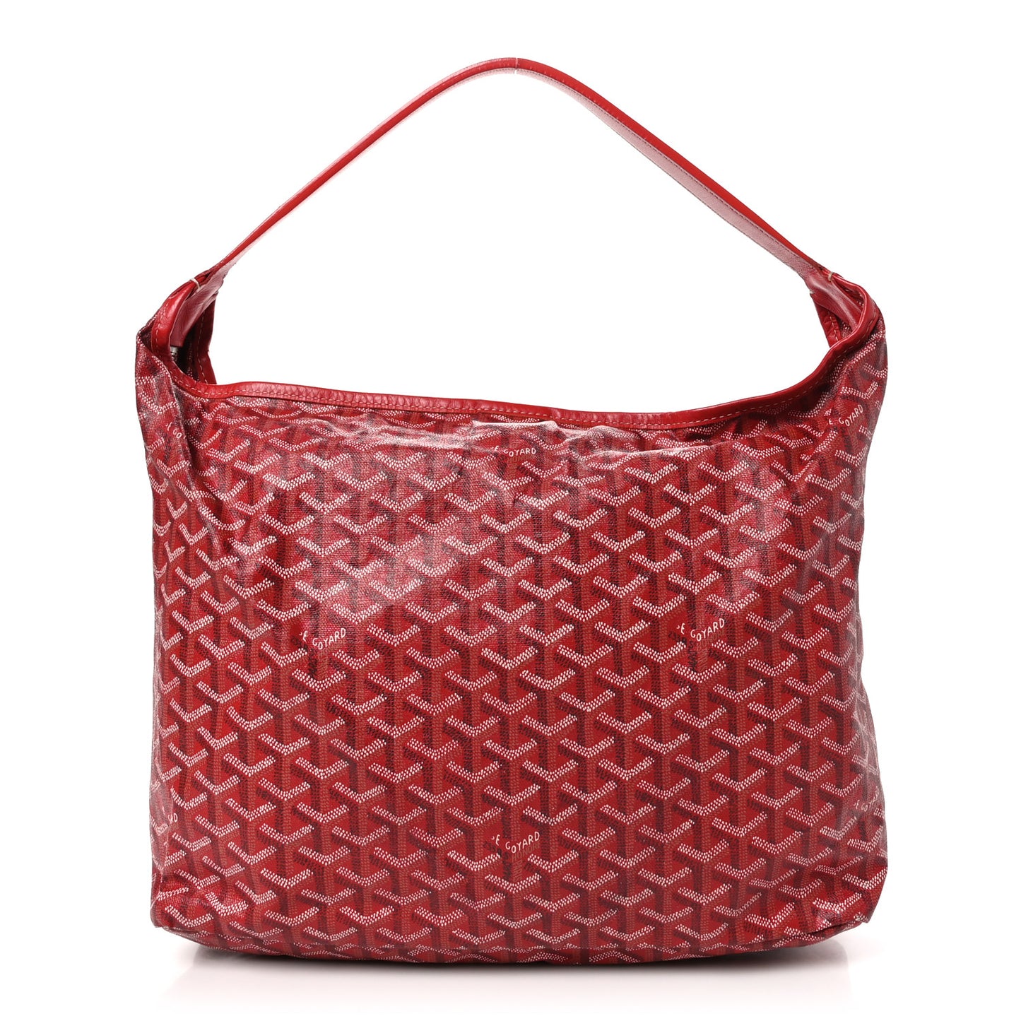 Goyardine Fidji Zip Hobo Red