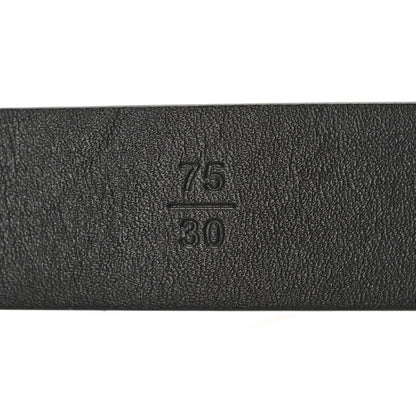 Chanel Calfskin CC Chain Vintage Allure Logo Belt 75 30 Black 4 of 6