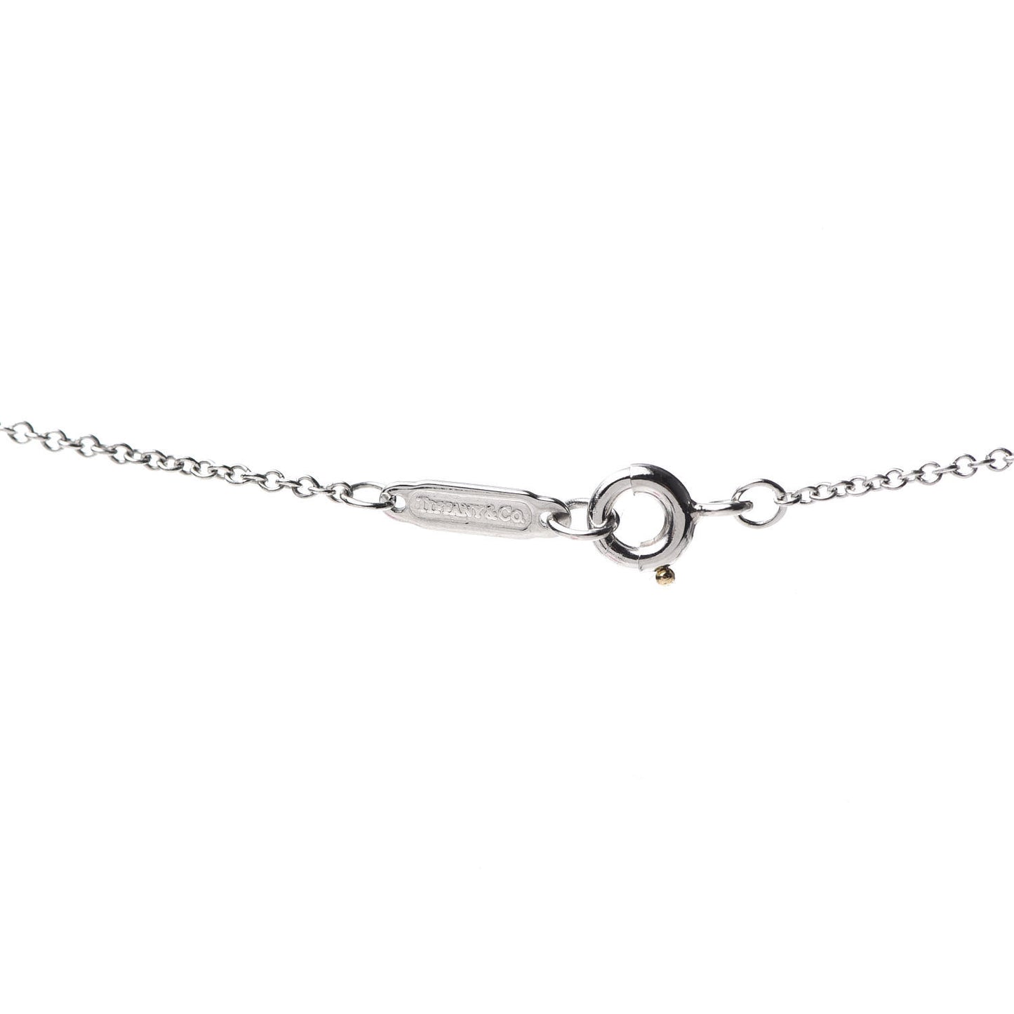 Platinum Diamond Bubble Pendant Necklace