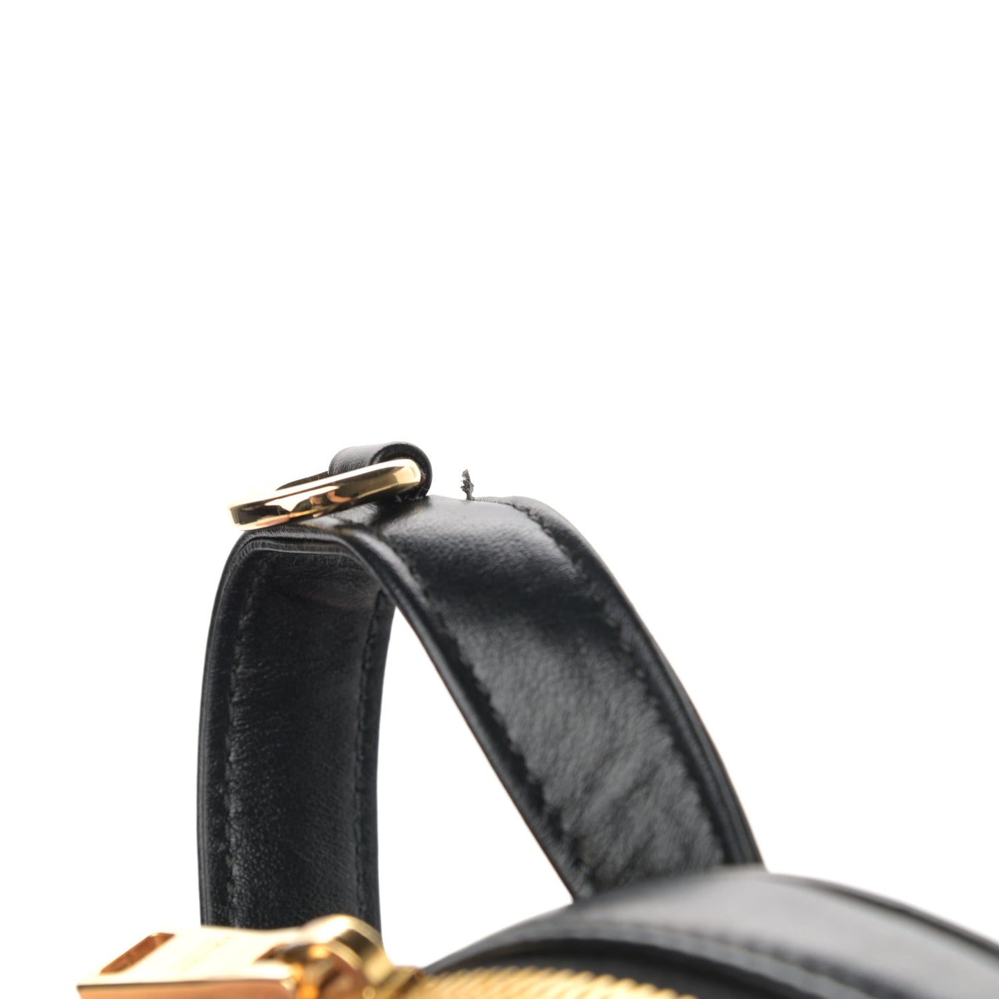 Soft Calfskin Impunture Diagramme Belt Bag Black