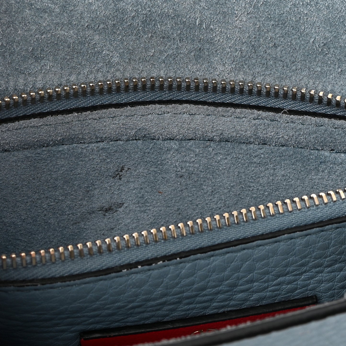 Grained Calfskin Small Rockstud Flap Crossbody Bag Niagara