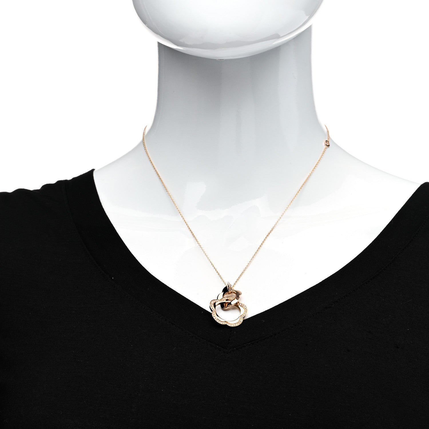 Pasquale Bruni 18K Rose Gold Diamond Miamia Necklace 2 of 9