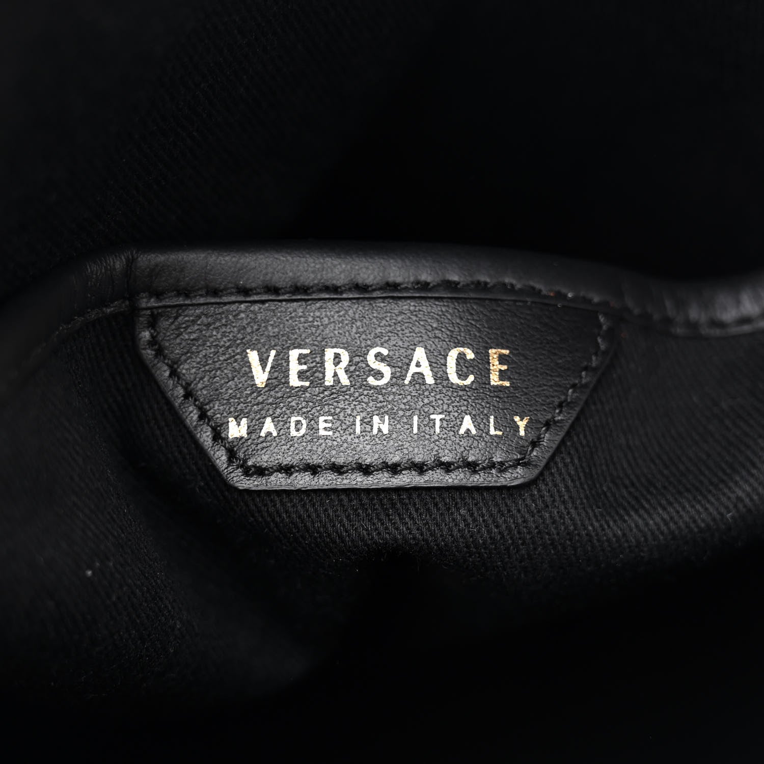 Versace Grained Calfskin Messenger Bag Orange 6 of 9