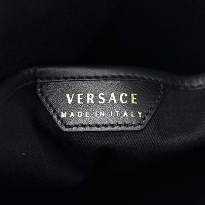 Versace Grained Calfskin Messenger Bag Orange 6 of 9