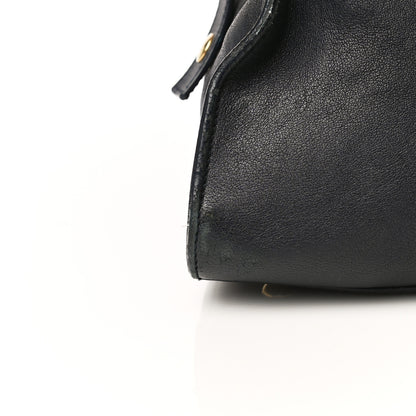 Saint Laurent Sheepskin Small Cabas ChYc Navy 9 of 26