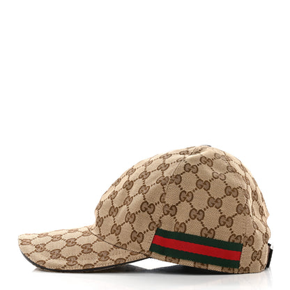 Gucci Monogram Web Baseball Hat M Beige Cocoa 5 of 10