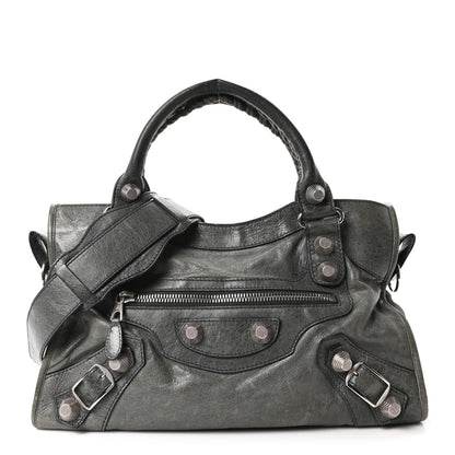 Balenciaga Agneau Giant 21 Silver Hardware City Ardoise 1 of 10