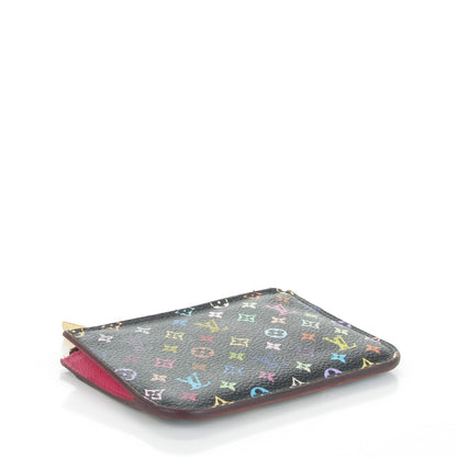 Louis Vuitton Monogram Multicolor Key Pouch Black Grenade 4 of 8
