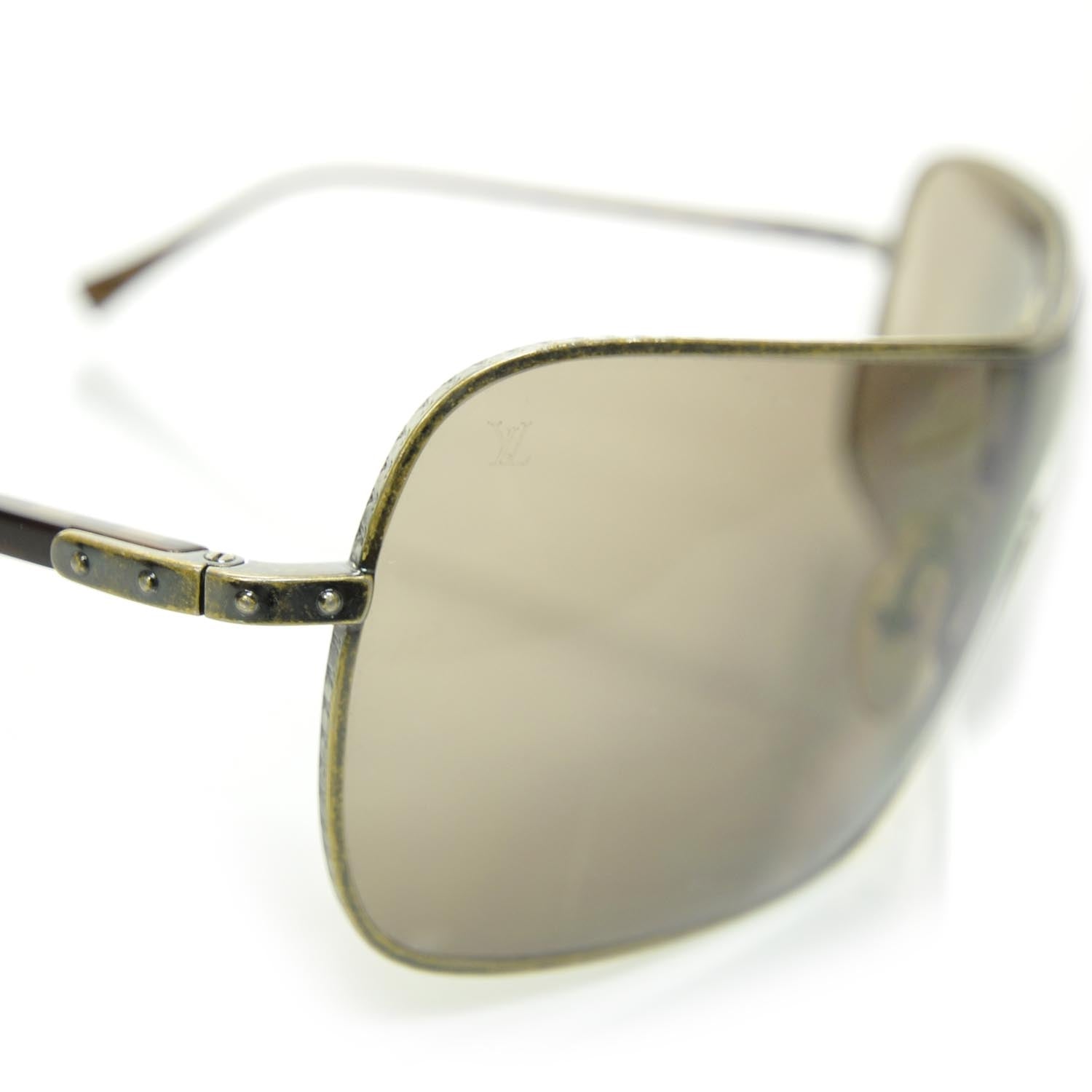 Louis Vuitton Conspiration Mask Sunglasses Dore 6 of 8