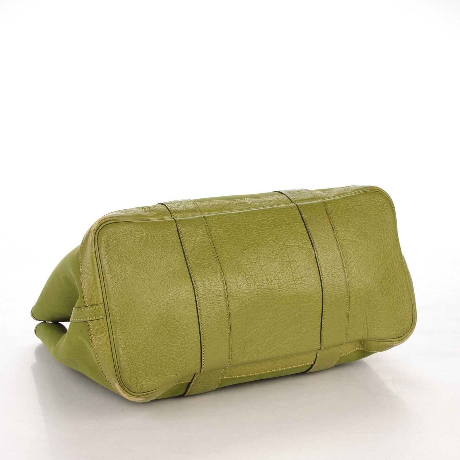 Hermes Toile Buffle Garden Party 36 MM Tote Vert Anis 4 of 11