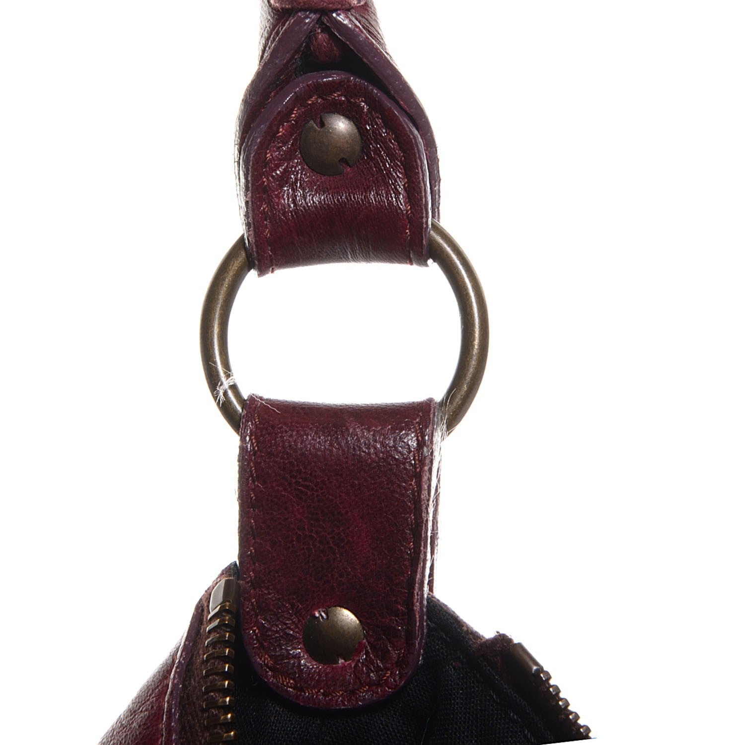 Balenciaga Agneau Classic Hardware Day Hobo Rouge Grenat 10 of 11