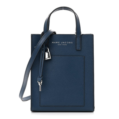 Marc Jacobs Calfskin Micro Mini Grind Tote Bag Azure Blue 1 of 11