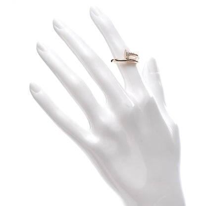 Cartier 18K Pink Gold Diamond Juste Un Clou Ring 52 6 2 of 5