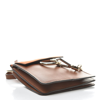 Chloe Suede Calfskin Mini Faye Bracelet Bag Tobacco 4 of 10