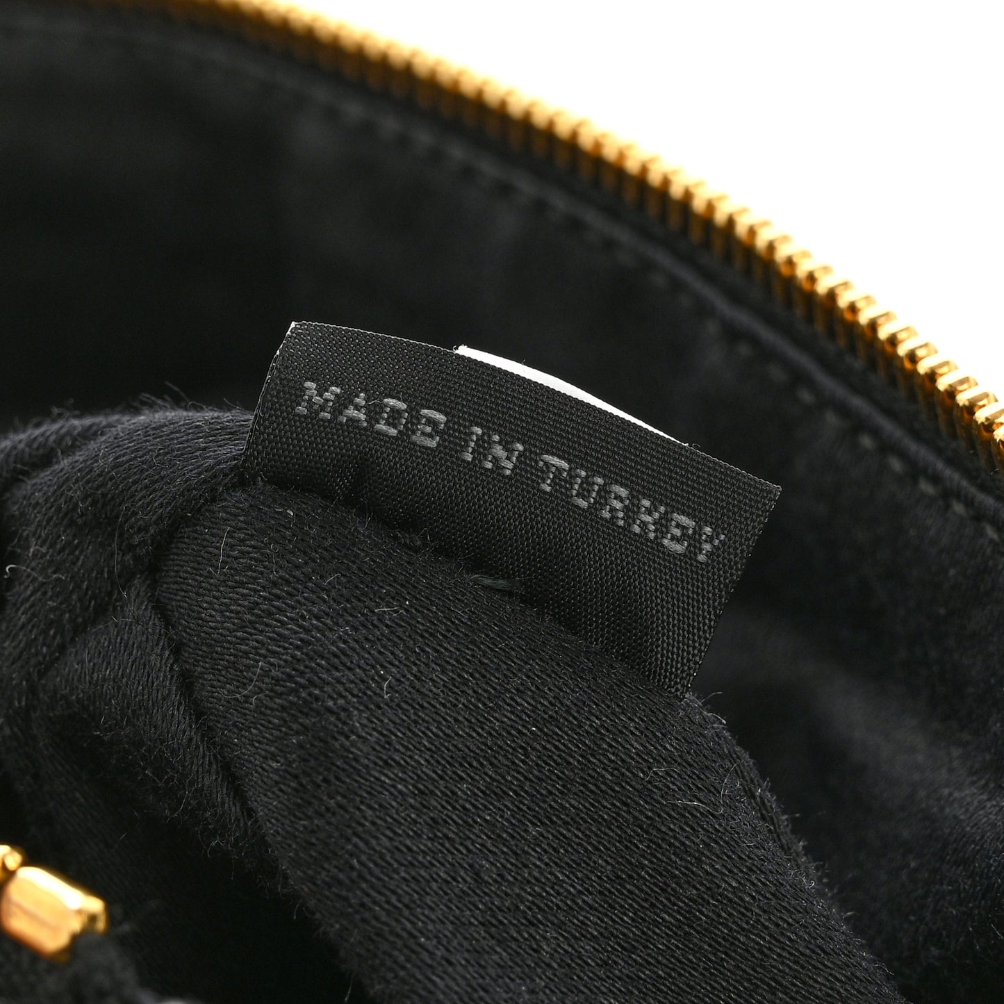 Nappa Matelasse Wristlet Black