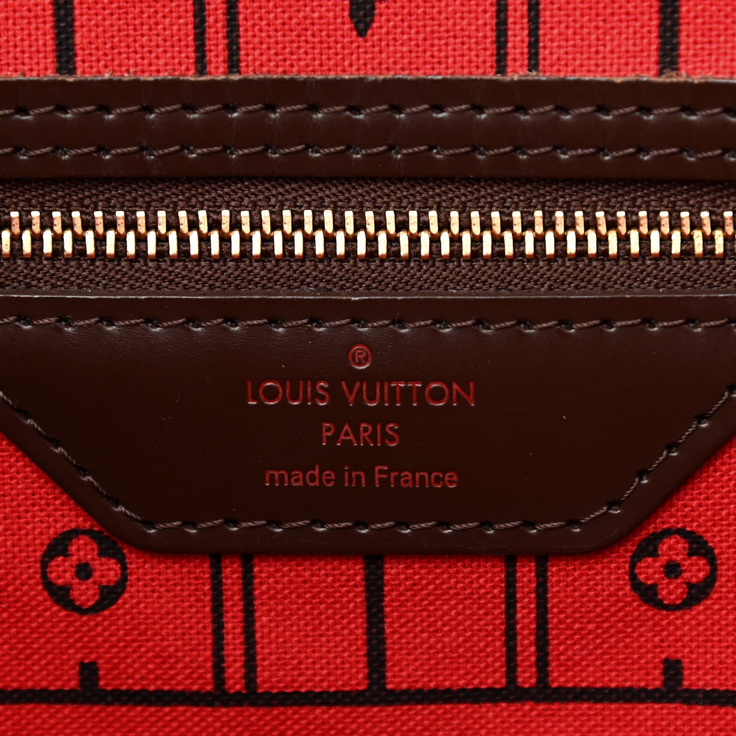 Louis Vuitton Damier Ebene Neverfull MM 6 of 12